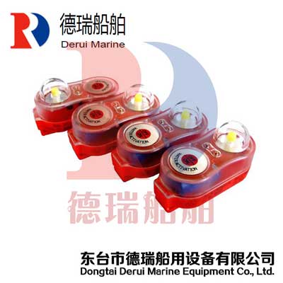 触水自动点亮LED灯/闪光型船用救生衣灯